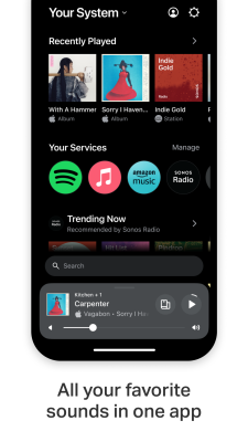 Screenshot of the application Sonos - #2