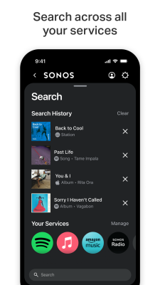 Screenshot of the application Sonos - #5