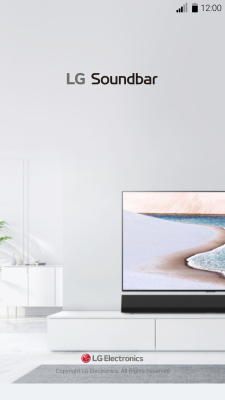 Screenshot of the application LG Soundbar - #1