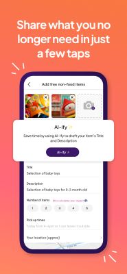 Screenshot of the application Olio - #4