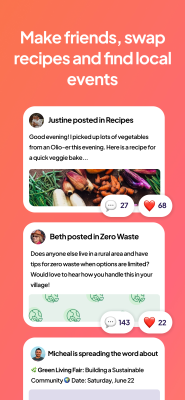 Screenshot of the application Olio - #6