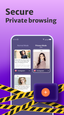 Screenshot of the application Hola Browser - #5