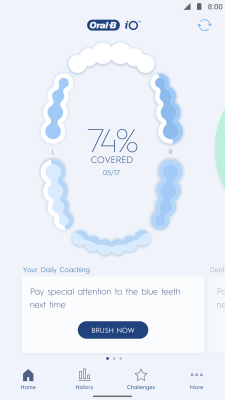 Screenshot of the application Oral-B - #1