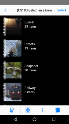Screenshot of the application Canon Connect Station - #5