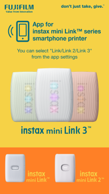 Screenshot of the application instax mini Link - #1