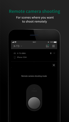 Screenshot of the application FUJIFILM Camera Remote - #2