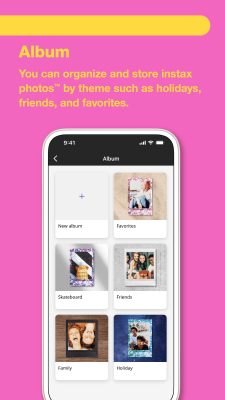 Screenshot of the application instax UP - #7