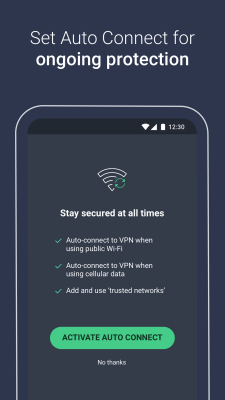 Screenshot of the application AVG Secure VPN - #5