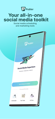 Screenshot of the application Publer: Social Media Tools - #1