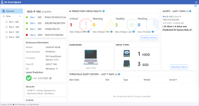 Screenshot of the application DA SmartQuest - #1