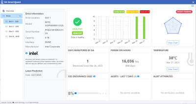 Screenshot of the application DA SmartQuest - #2