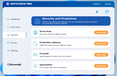 Screenshot of the application SiyanoAV Antivirus Pro - #2