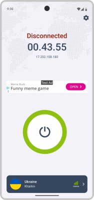 Screenshot of the application NoDramaVPN - #4