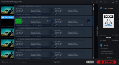 Screenshot of the application WonderFox DVD Video Converter - #8