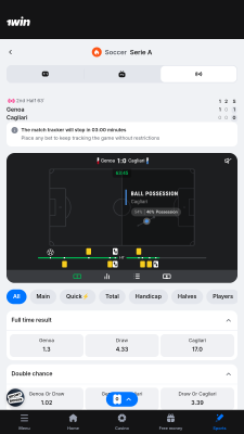Screenshot of the application 1Win - #7
