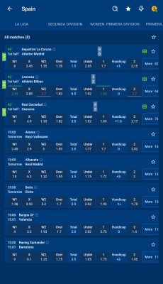 Screenshot of the application Mostbet - #2