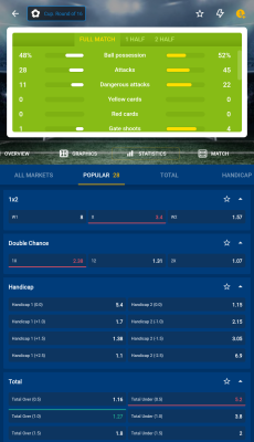 Screenshot of the application Mostbet - #5