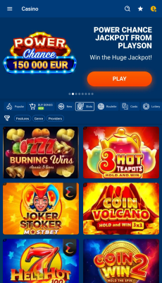 Screenshot of the application Mostbet - #7