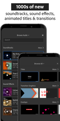 Screenshot of the application Adobe Premiere Rush - #4