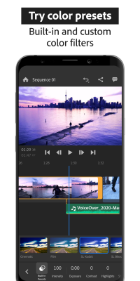 Screenshot of the application Adobe Premiere Rush - #6