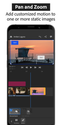 Screenshot of the application Adobe Premiere Rush - #8