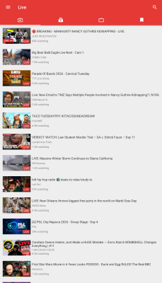 Screenshot of the application NewPipe - #1