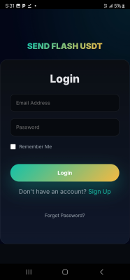 Screenshot of the application Flash Wallet - #1