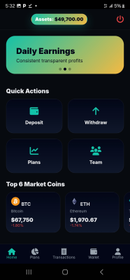Screenshot of the application Flash Wallet - #2