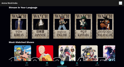 Screenshot of the application Anime World APK - #3