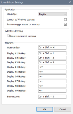 Screenshot of the application ScreenBlinder - #2