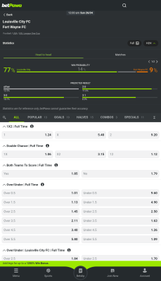 Screenshot of the application BetPawa - #4