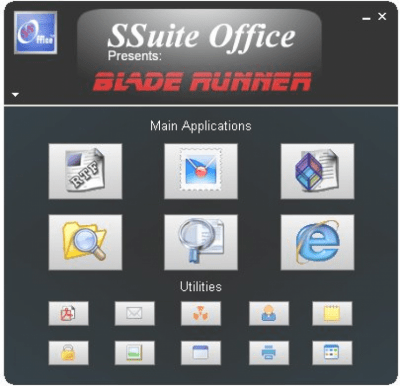 Screenshot of the application SSuite Office - Blade Runner - #1