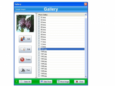 Screenshot of the application SSuite Office - Photo Gallery - #2