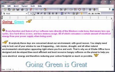 Screenshot of the application SSuite Office Personal Edition - #2