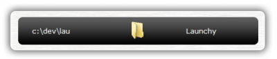 Screenshot of the application Launchy - #3