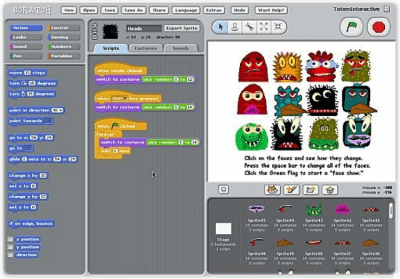 Screenshot of the application Scratch - #1