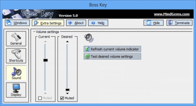 Screenshot of the application Boss Key - #4
