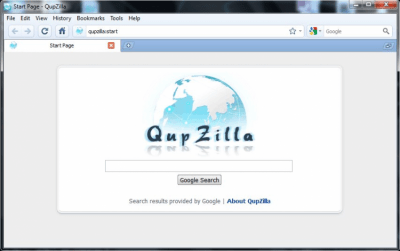 Screenshot of the application QupZilla Portable - #1