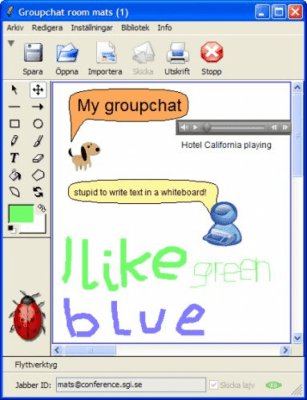 Screenshot of the application Coccinella - #2