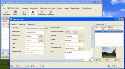 Screenshot of the application Real Estate Agency - #1