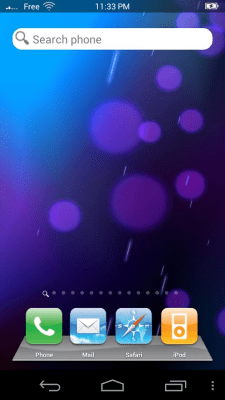 Screenshot of the application Fake iPhone 5 - #2