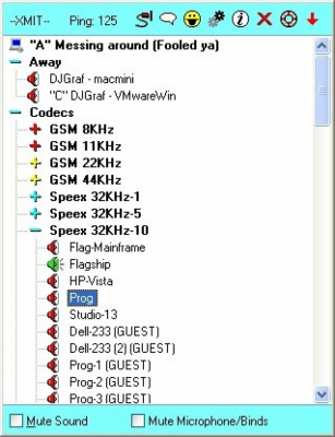 Screenshot of the application Ventrilo - #3