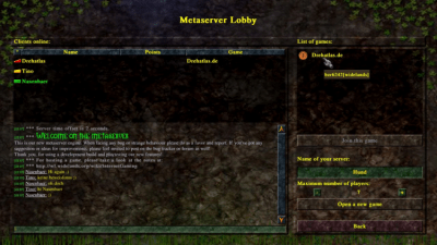Screenshot of the application Widelands - #2
