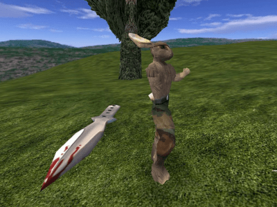 Screenshot of the application Lugaru - #2