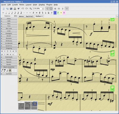 Screenshot of the application MuseScore Windows - #4