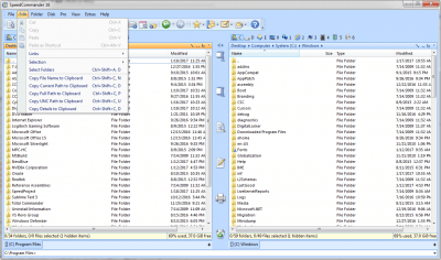 Screenshot of the application SpeedCommander - #2