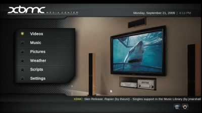 Screenshot of the application Kodi - #2