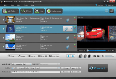 Screenshot of the application Aiseesoft Audio Converter - #1