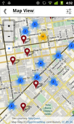 Screenshot of the application Wiki Loves Monuments - #2