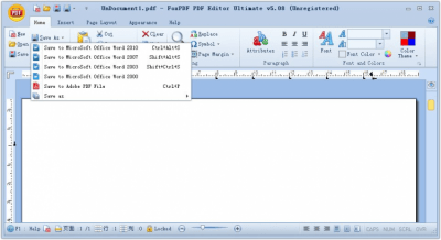 Screenshot of the application FoxPDF PDF Editor Ultimate - #1